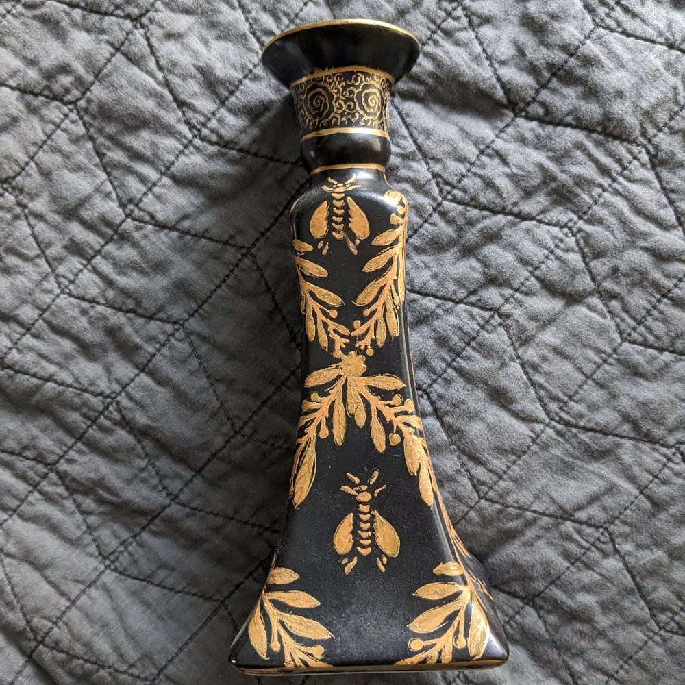 One single candle holder. Bee insect bug - Picture 1 of 6